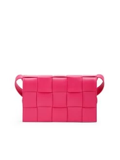 Bottega Veneta Cassette Bag In Cranberry