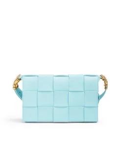 Bottega Veneta Cassette Bag In Pale Blue