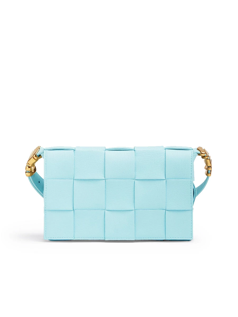 Bottega Veneta Cassette Bag In Pale Blue
