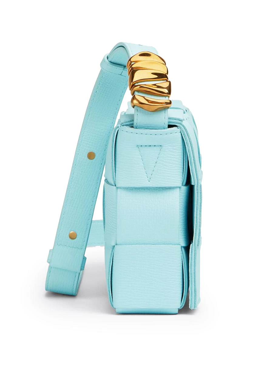 Bottega Veneta Cassette Bag In Pale Blue - Image 3