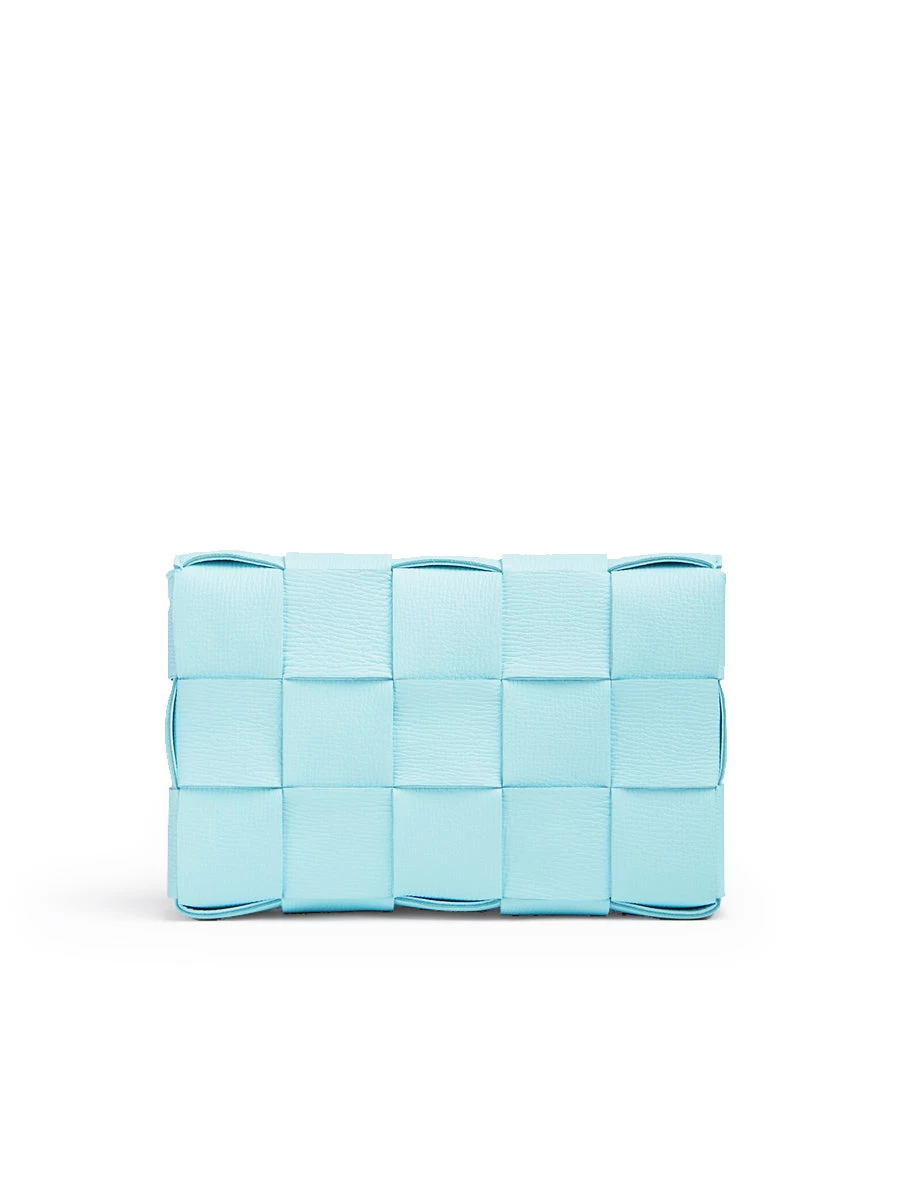 Bottega Veneta Cassette Bag In Pale Blue - Image 4