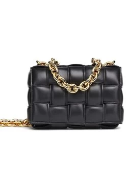 Bottega Veneta Chain Cassette In Black