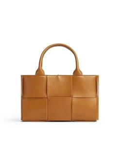 Bottega Veneta Mini Arco Tote Bag In Camel