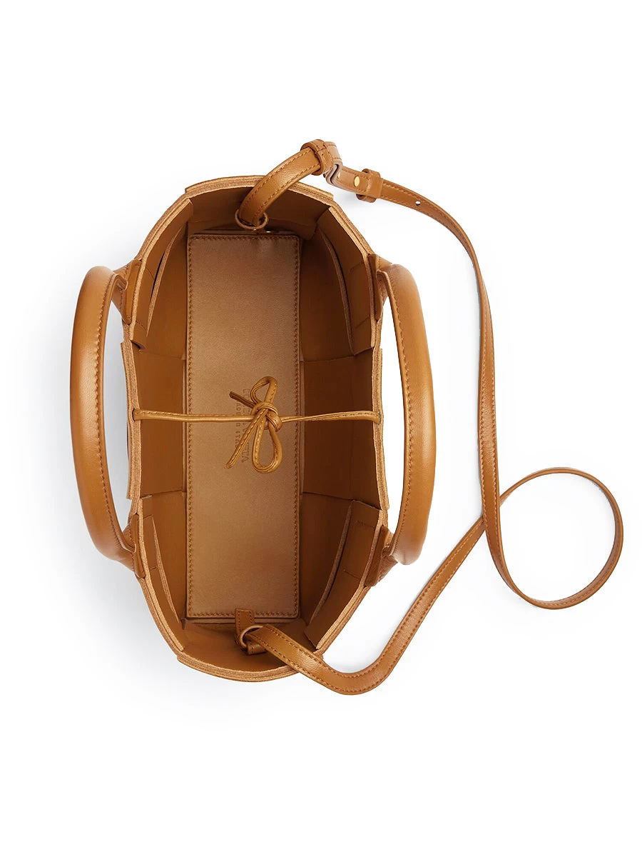 Bottega Veneta Mini Arco Tote Bag In Camel - Image 2