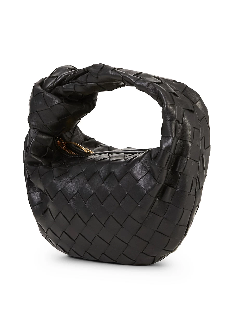 Bottega Veneta Mini Jodie In Black With Gold Hardware - Image 2
