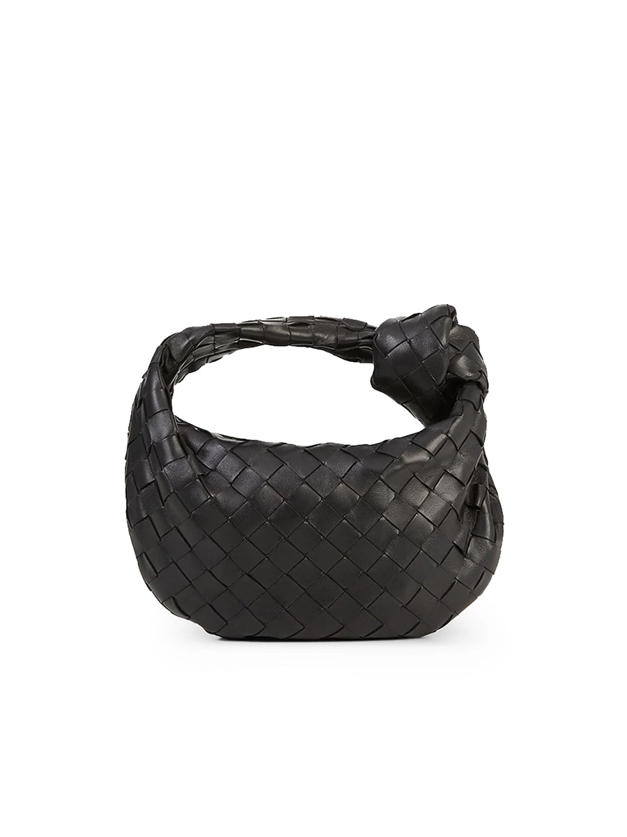 Bottega Veneta Mini Jodie In Black With Gold Hardware - Image 4