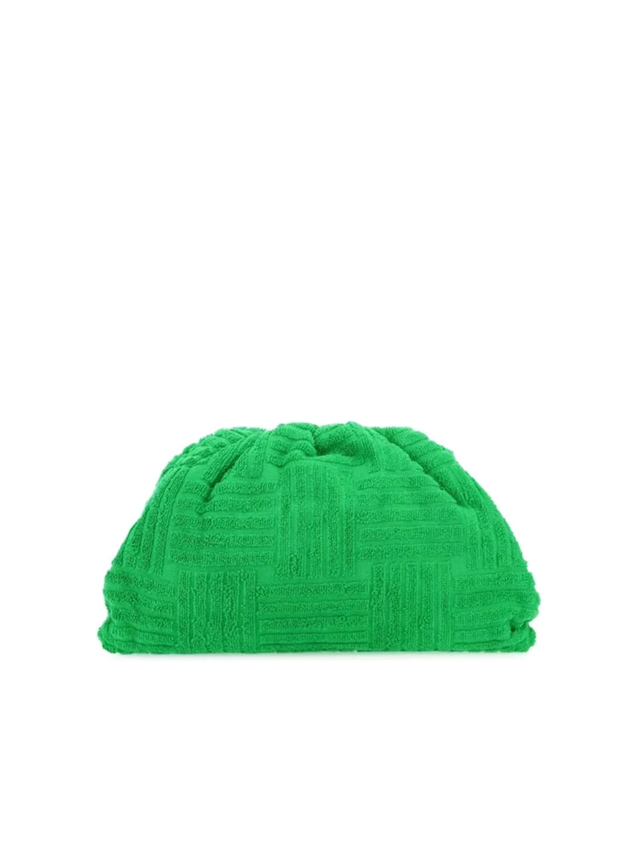 Bottega Veneta Teen Pouch In Towel Green - Image 4