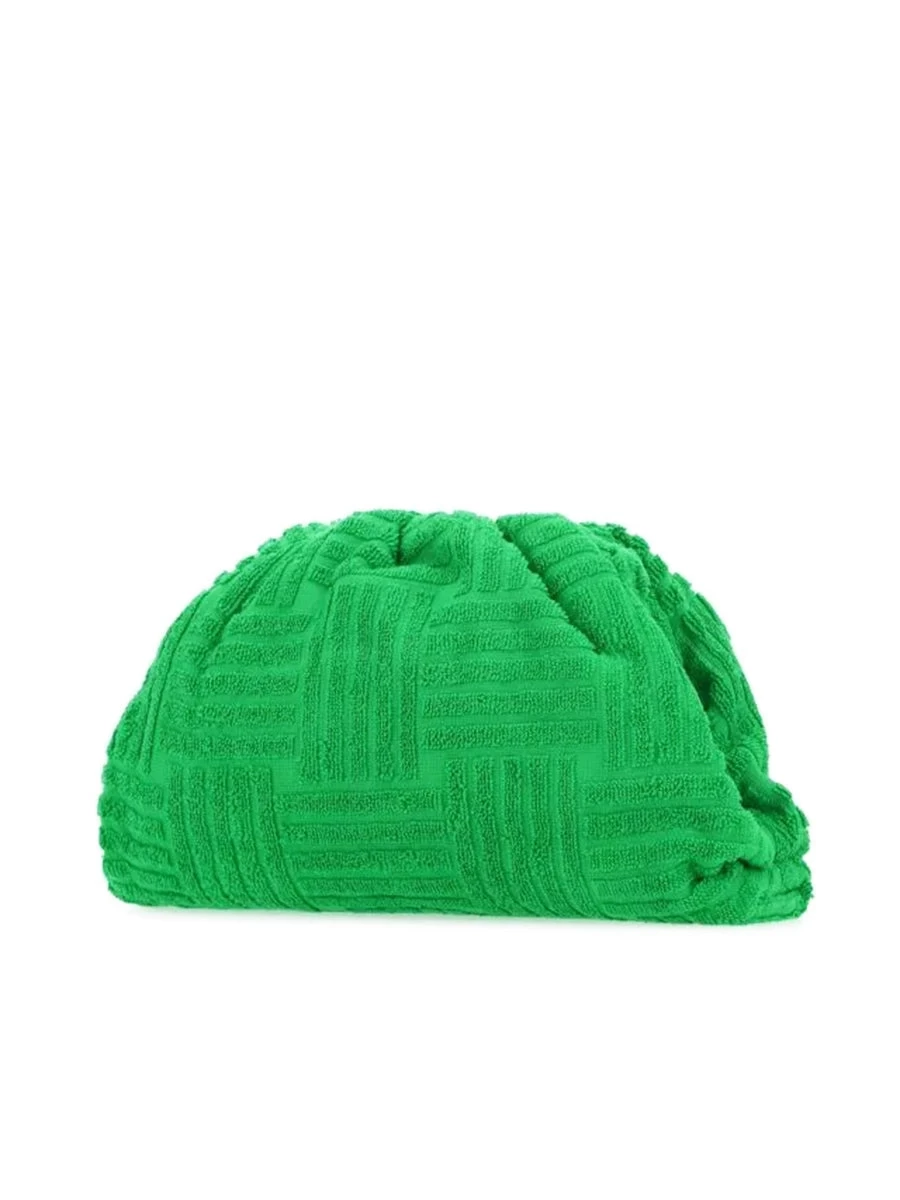 Bottega Veneta Teen Pouch In Towel Green - Image 3