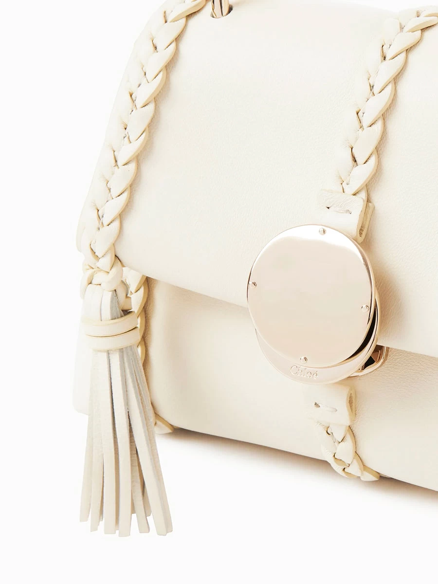 ChloƩ Penelope Mini Soft Shoulder Bag In Misty Ivory - Image 4