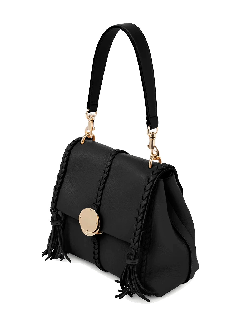 ChloƩ Penelope Small Soft Shoulder Bag In Black - Image 3