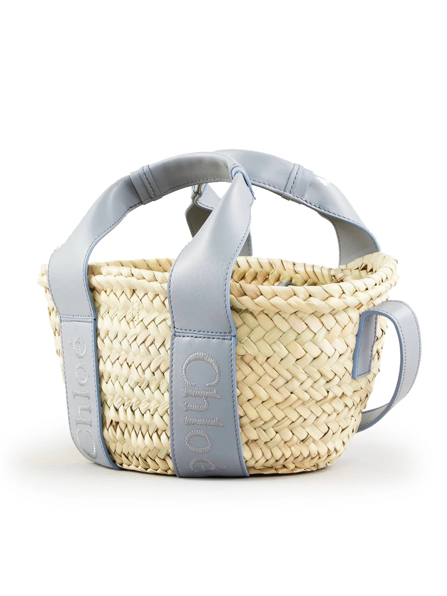 Chloé Sense Small Basket In Storm Blue - Image 5