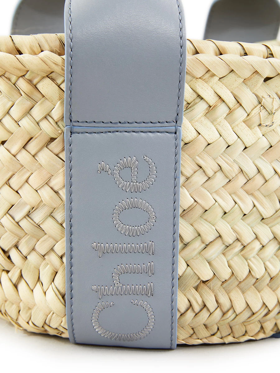 Chloé Sense Small Basket In Storm Blue - Image 4