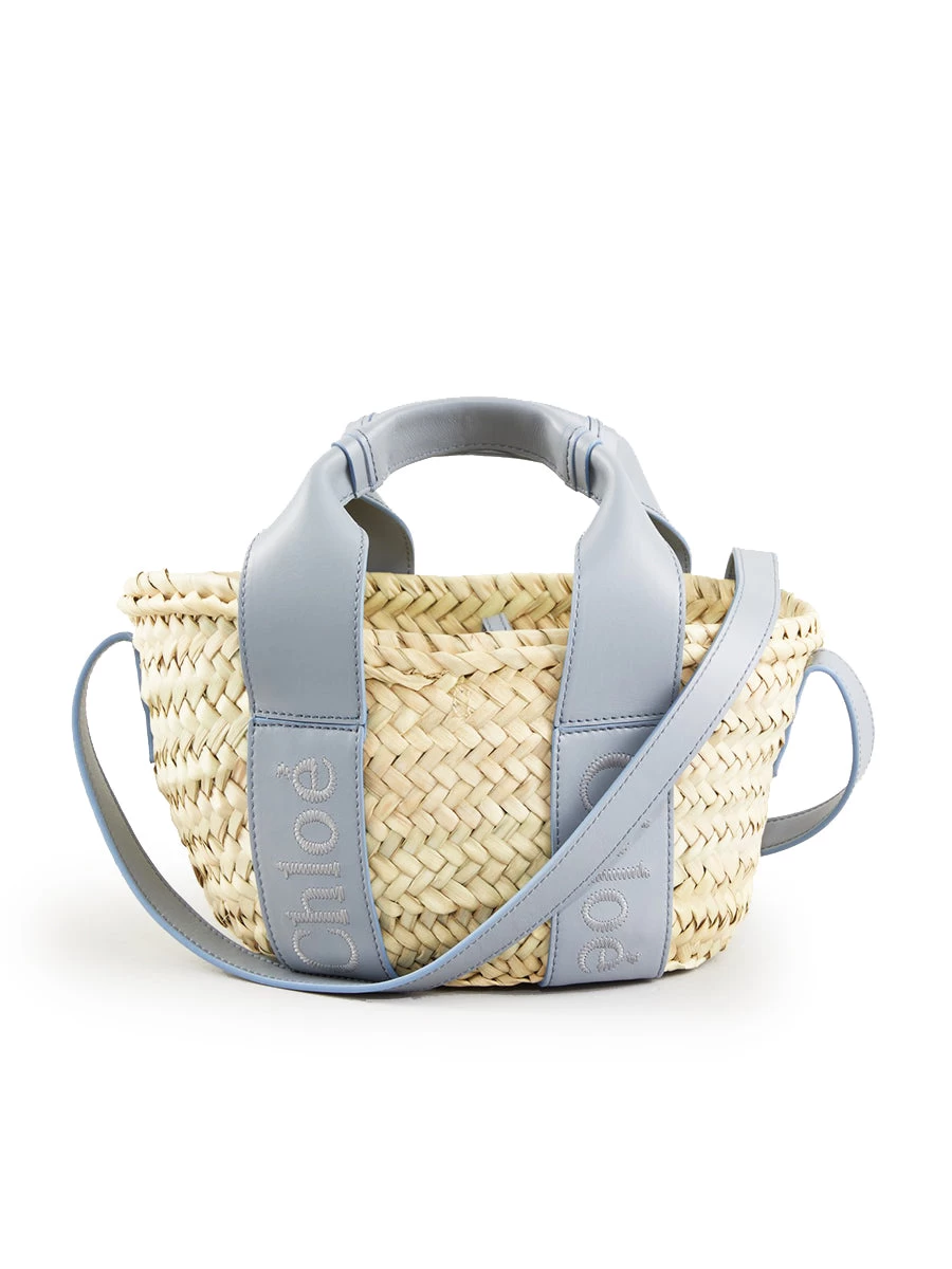Chloé Sense Small Basket In Storm Blue - Image 2