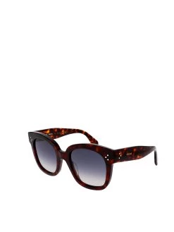 Celine Oversized Sunglasses CL4002UN Red Havana