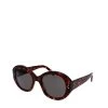 Celine Round Sunglasses CL40240I In Red Havana
