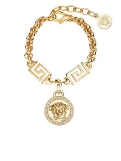 Versace Crystal La Medusa Greca Bracelet