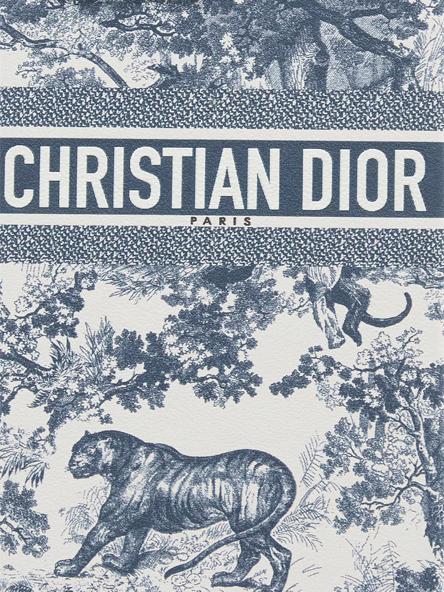 Dior Case Iphone 13 Pro In Blue Toile De Jouy - Image 2