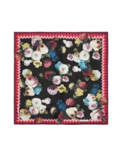 Dolce & Gabbana Silk Floral Square Scarf
