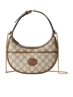 Gucci GG Half-Moon-Shaped Mini Bag