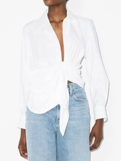 Jacquemus La Chemise Bahia Shirt In White