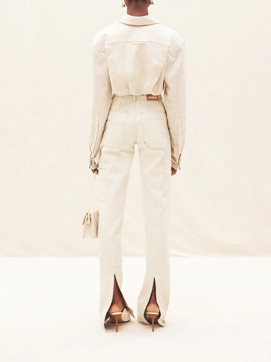 Jacquemus La Chemise Machou In Light Beige - Image 7