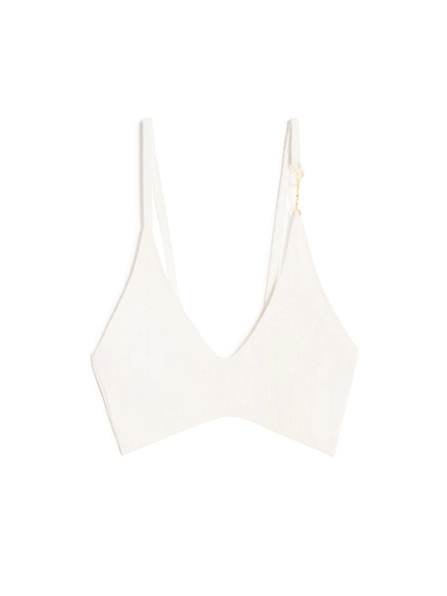 Jacquemus Le Bandeau Pralu In White - Image 2