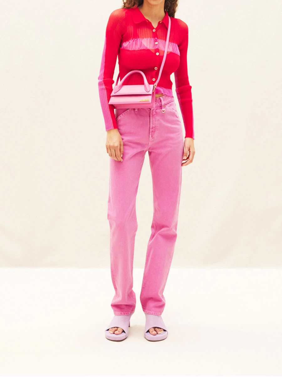 Jacquemus Le Chiquito Long In Pink - Image 4