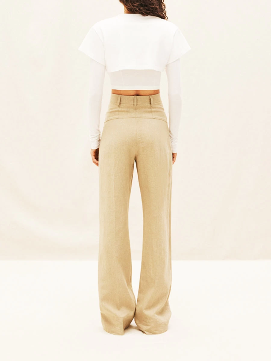 Jacquemus Le Double T-shirt In White - Image 5