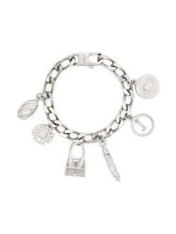 Jacquemus Pendant Bracelet In Silver