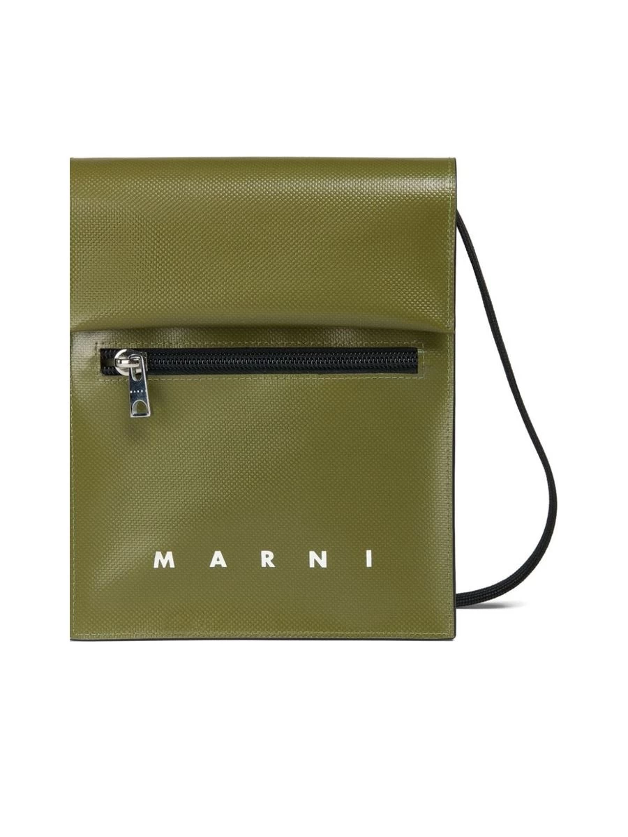 Marni Logo Print Clutch Bag - Image 6