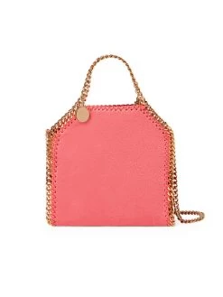 STELLA MCCARTNEY Falabella Tiny Tote In Bright Pink