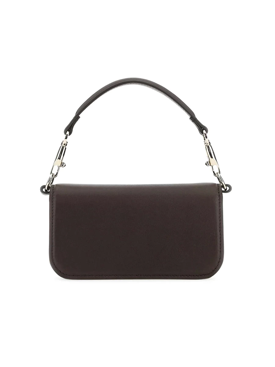Valentino Garavani Locò Calfskin Shoulder Bag In Fondant - Image 4