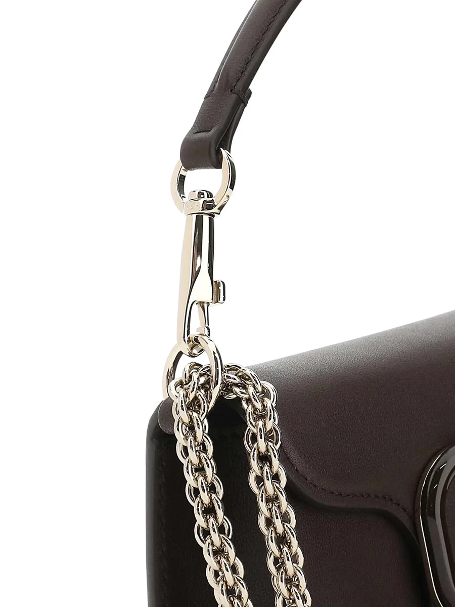 Valentino Garavani Locò Calfskin Shoulder Bag In Fondant - Image 3