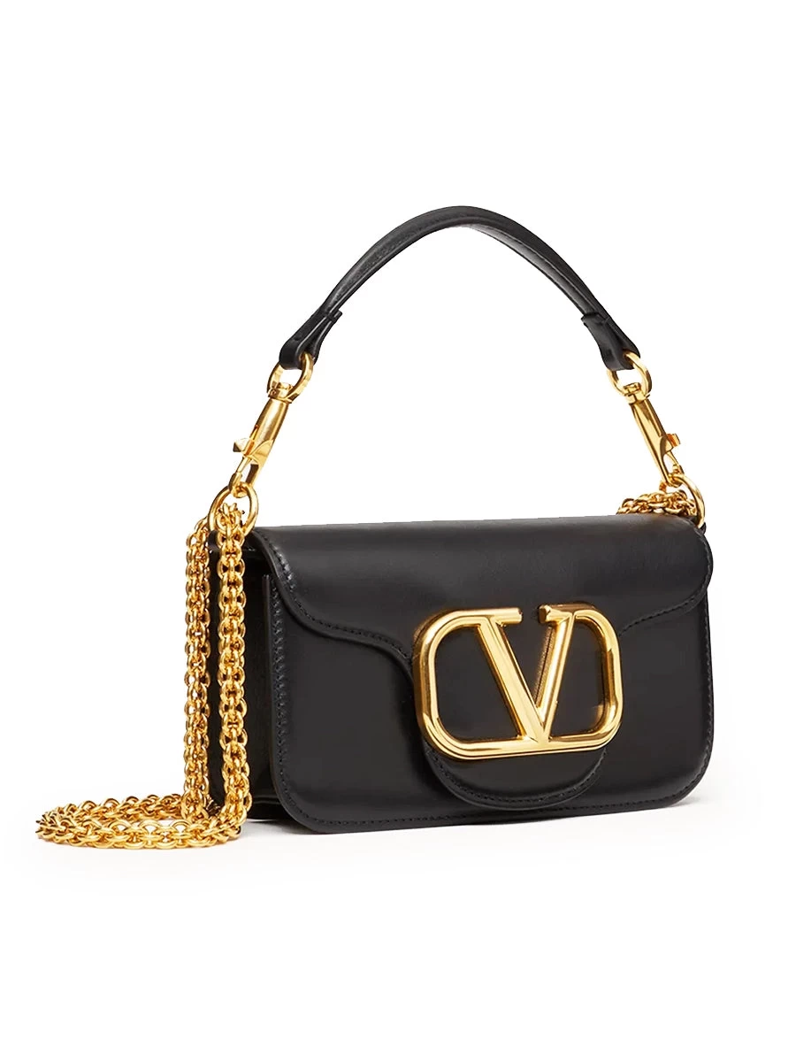 Valentino Garavani Loco Small Shoulder Bag In Black - Image 2