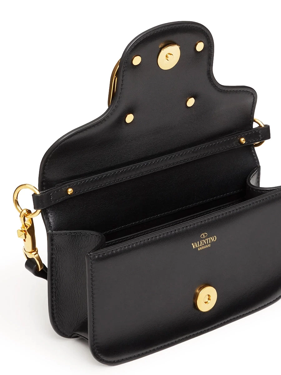 Valentino Garavani Loco Small Shoulder Bag In Black - Image 3