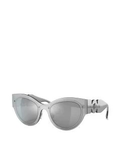 Versace Medusa Biggie Butterfly Sunglasses O2234 In Dark Grey