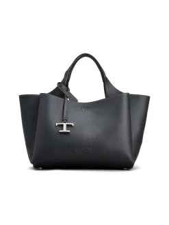 Tod's Medium Logoplaque Leather Tote