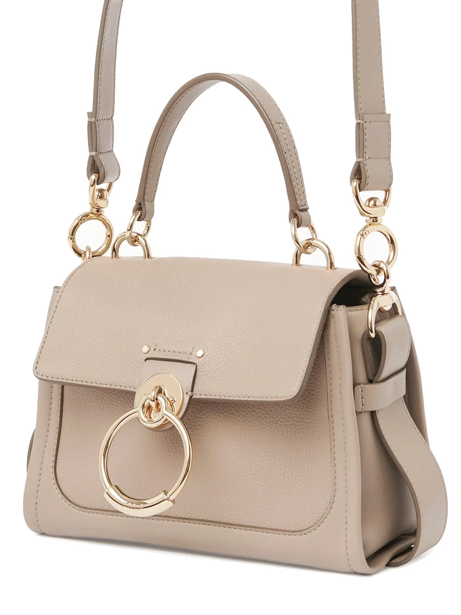 ChloƩ Mini Tess Day Bag In Motty Grey - Image 2