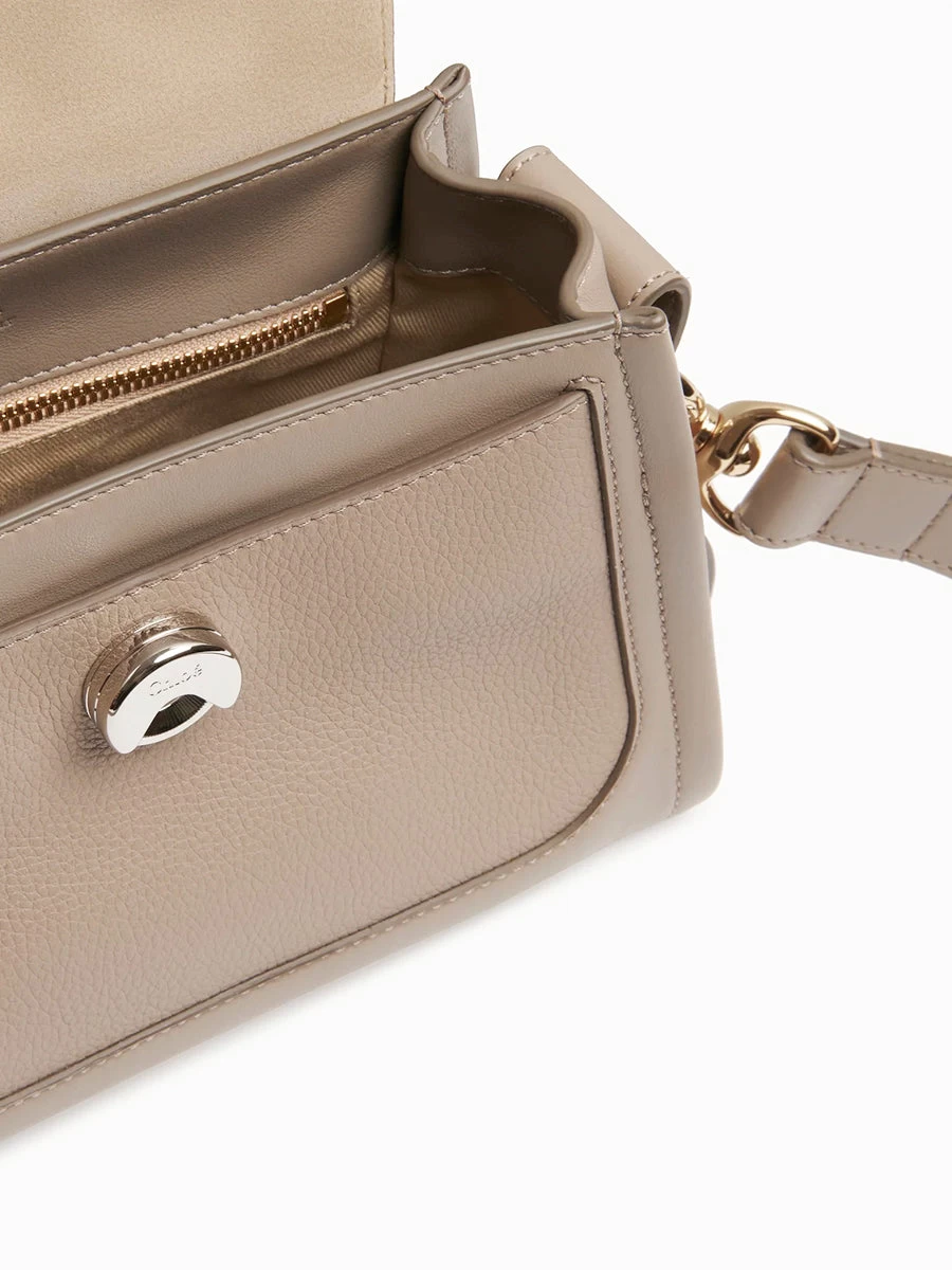 ChloƩ Mini Tess Day Bag In Motty Grey - Image 4